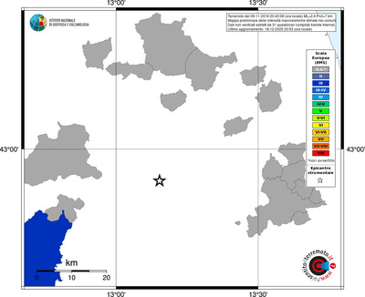 Mappa EMS - territori comuni