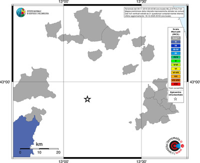 Mappa MCS - territori comuni
