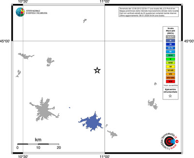 Mappa MCS - territori località