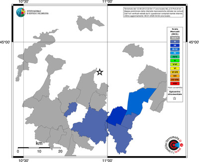 Mappa MCS - territori comuni