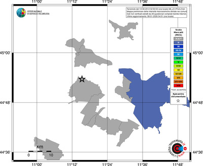 Mappa MCS - territori comuni