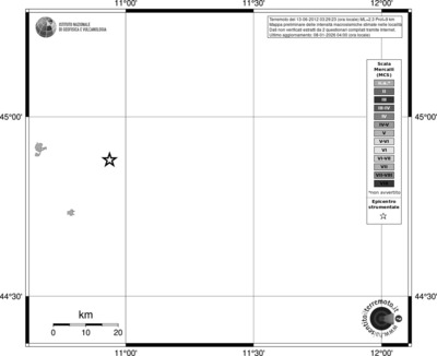 Mappa MCS - territori località