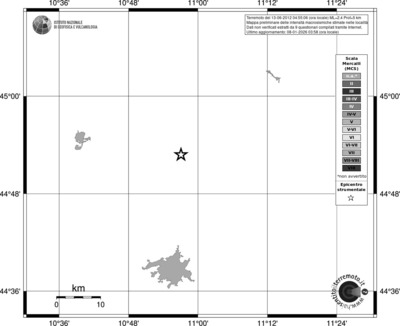 Mappa MCS - territori località