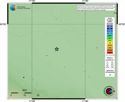 Mappa EMS - località