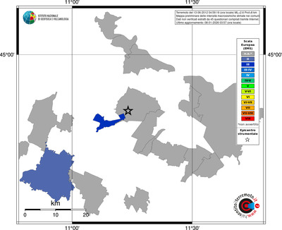 Mappa EMS - territori comuni