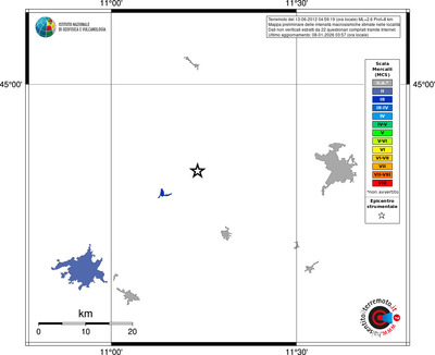Mappa MCS - territori località