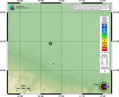 Mappa EMS - località