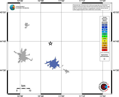 Mappa MCS - territori località