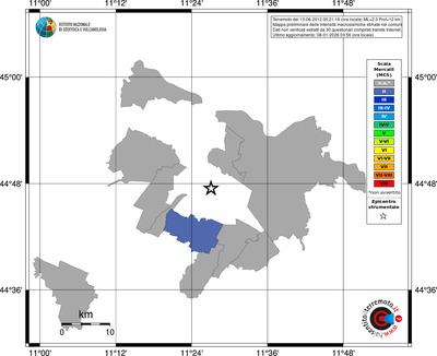 Mappa MCS - territori comuni