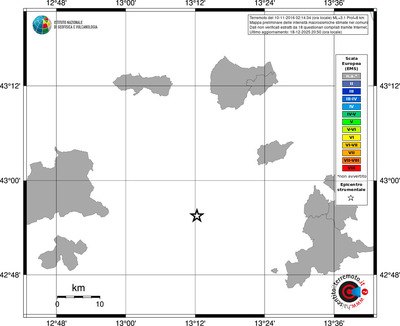 Mappa EMS - territori comuni
