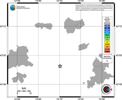 Mappa MCS - territori comuni
