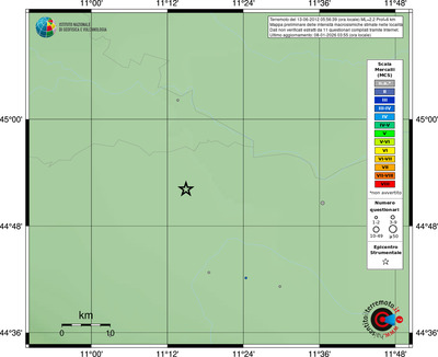 Mappa MCS - località