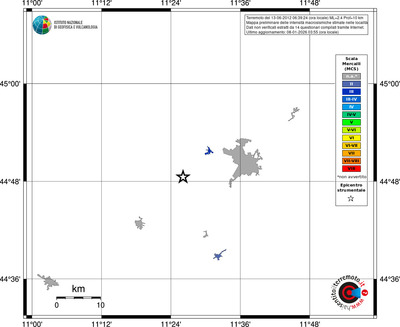 Mappa MCS - territori località