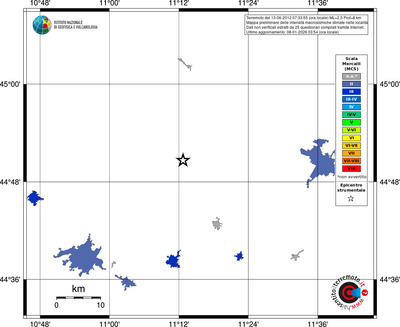Mappa MCS - territori località