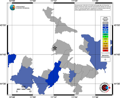 Mappa MCS - territori comuni
