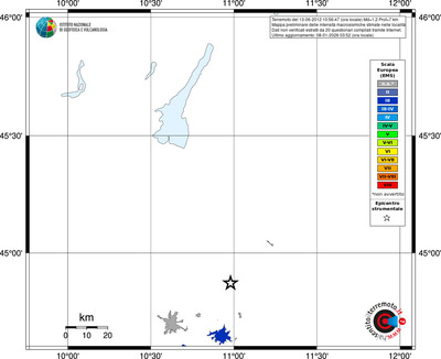 Mappa EMS - territori località