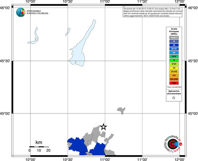 Mappa EMS - territori comuni