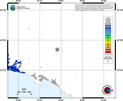 Mappa EMS - territori località