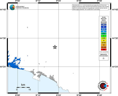 Mappa MCS - territori località