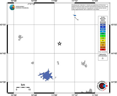 Mappa MCS - territori località
