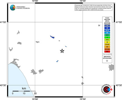 Mappa MCS - territori località