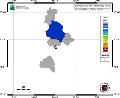 Mappa EMS - territori comuni