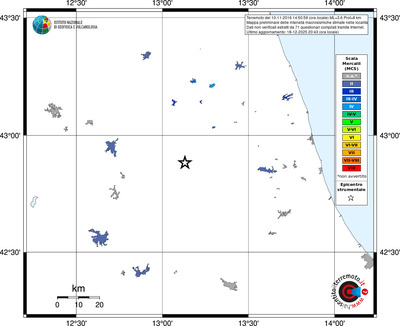 Mappa MCS - territori località