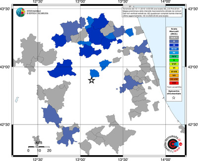 Mappa MCS - territori comuni