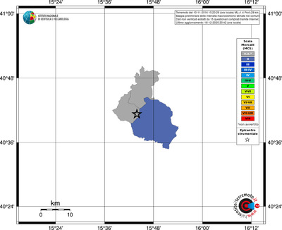 Mappa MCS - territori comuni