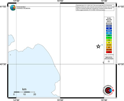 Mappa MCS - territori località