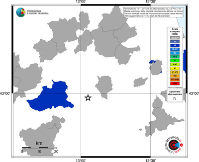 Mappa EMS - territori comuni