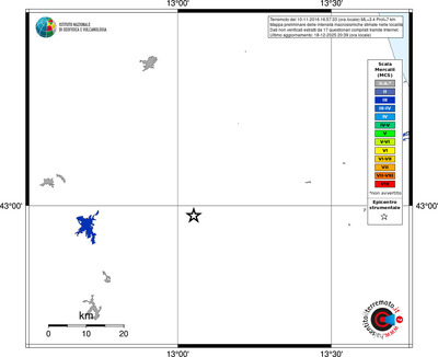 Mappa MCS - territori località