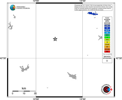 Mappa EMS - territori località