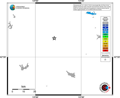 Mappa MCS - territori località