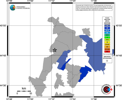 Mappa MCS - territori comuni