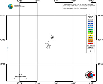 Mappa EMS - territori località