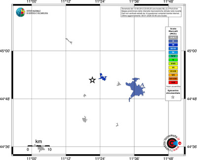 Mappa MCS - territori località