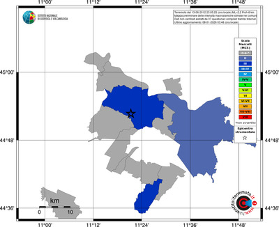 Mappa MCS - territori comuni