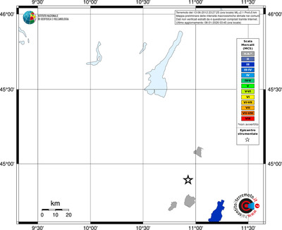 Mappa MCS - territori comuni