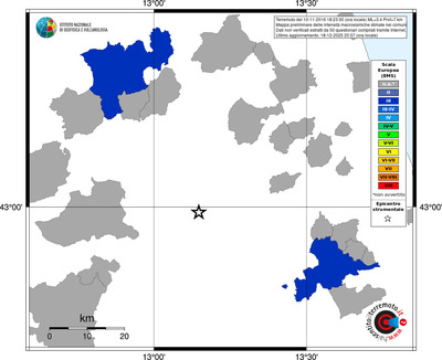 Mappa EMS - territori comuni