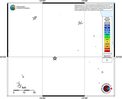 Mappa MCS - territori località