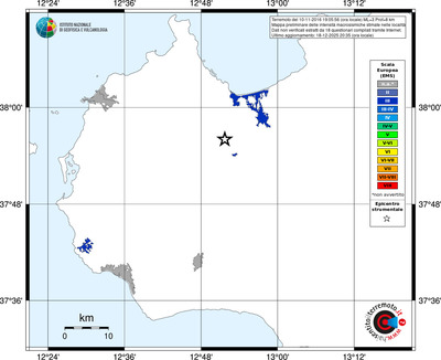 Mappa EMS - territori località