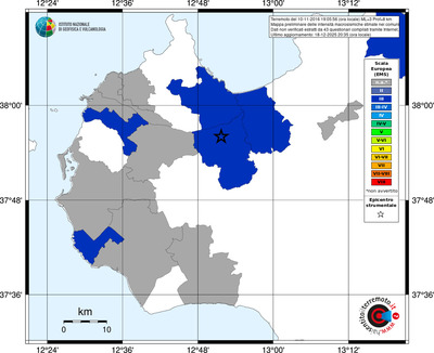 Mappa EMS - territori comuni