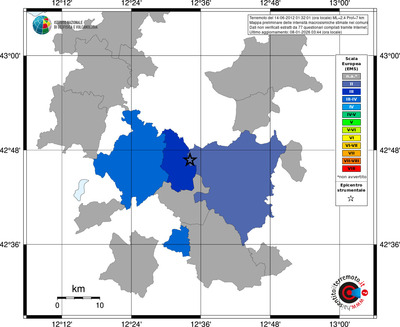 Mappa EMS - territori comuni