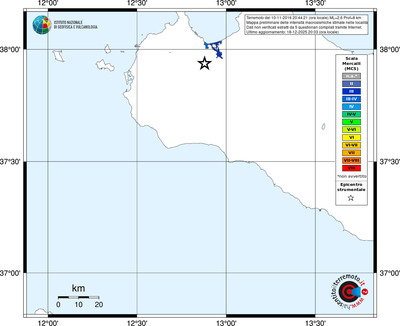 Mappa MCS - territori località