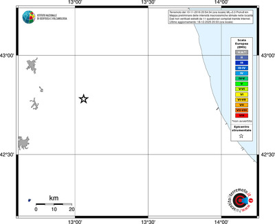Mappa EMS - territori località