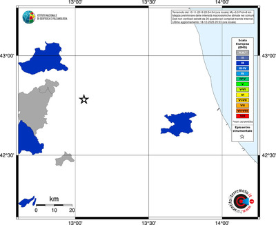 Mappa EMS - territori comuni
