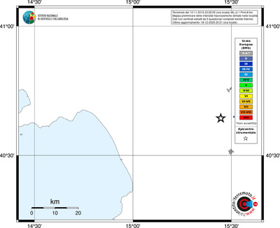 Mappa EMS - territori località