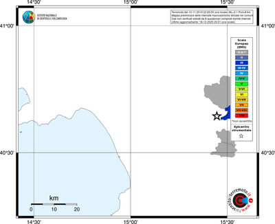 Mappa EMS - territori comuni