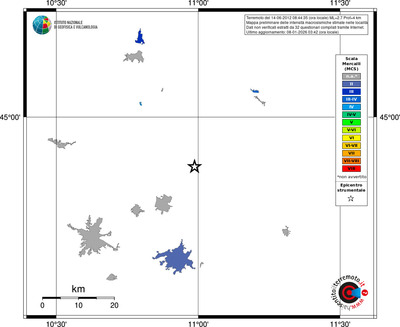 Mappa MCS - territori località